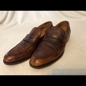 Men’s Alan Payne Carr Brown Deerskin Slip-on 9.5